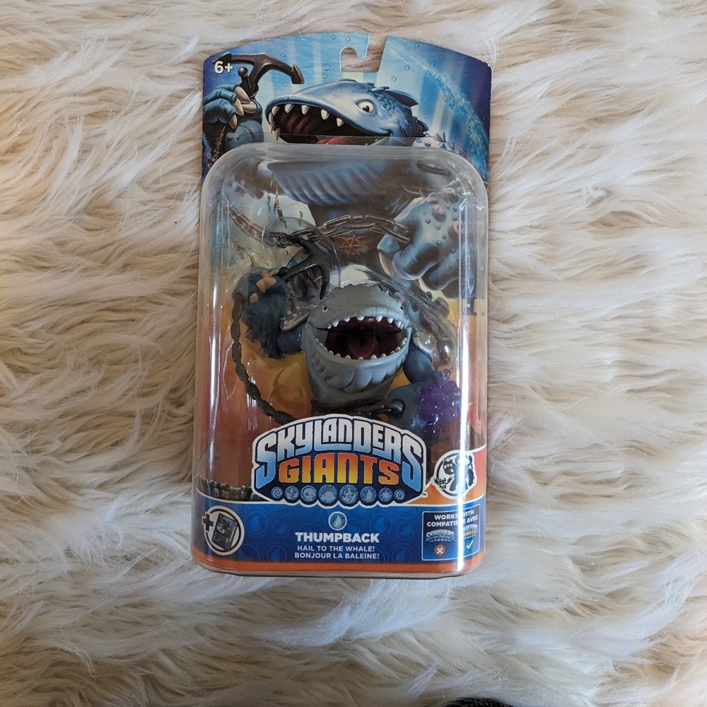 Skylanders Giants "Humpback" Hail To The Whale Collectibles, NIB